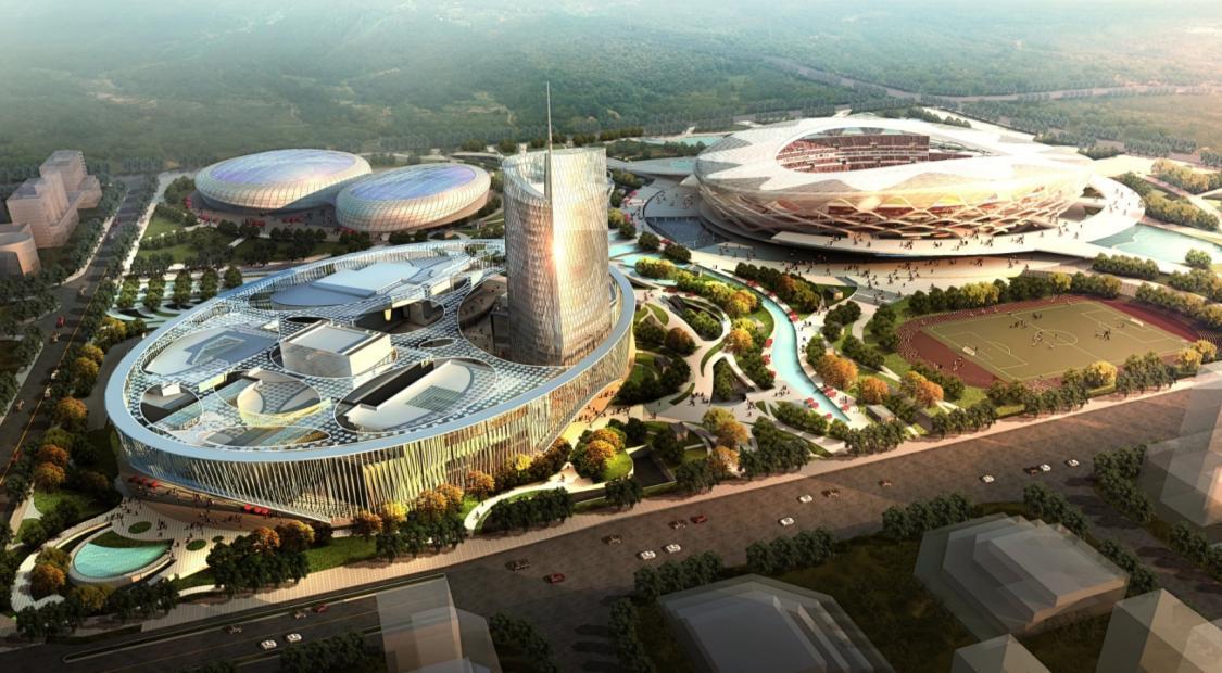 山东枣庄文体中心 山东枣庄文体中心