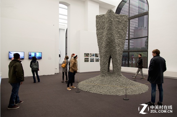 这座3D打印的巨型雕塑竟出自石子和绳子 这座3D打印的巨型雕塑竟出自石子和绳子