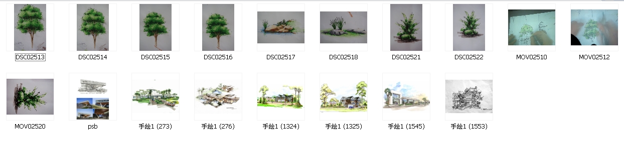 优秀手绘快题资料打包合集，考研必备