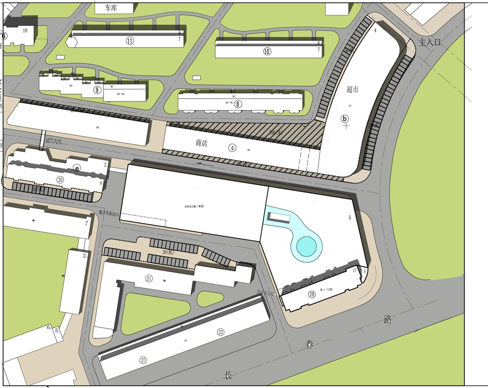 吉林昌茂商业街建筑设计方案文本 吉林昌茂商业街建筑设计方案文本