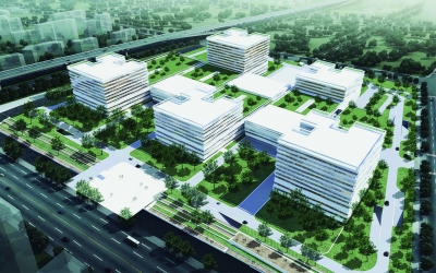 BIM技术助力浦口新城医疗中心一期工程封顶