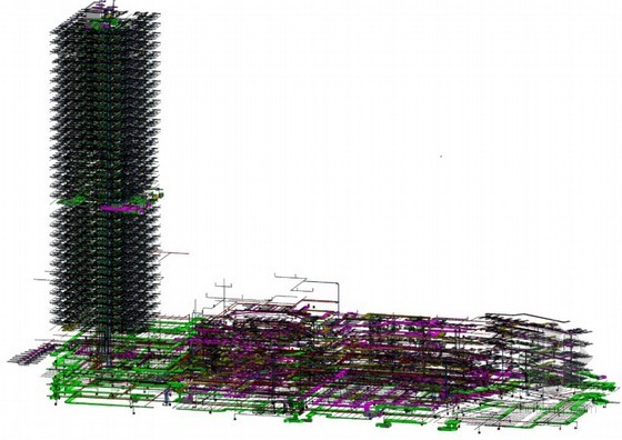 BIM技术在济南中海广场-寰宇城项目中的起承转合