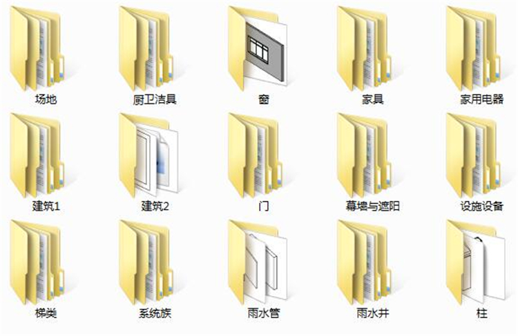 Revit建筑结构水电暖MEP室内施工模型族库大全|机电族模型Revit族库大全+BIM族库