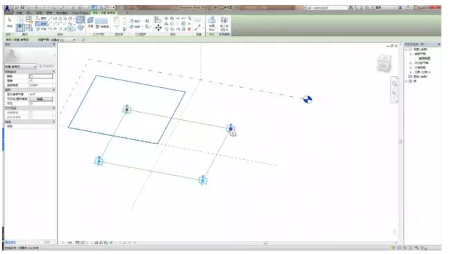 如何在Revit中使用自适应族创建矩形无缝曲面幕墙嵌板的方法