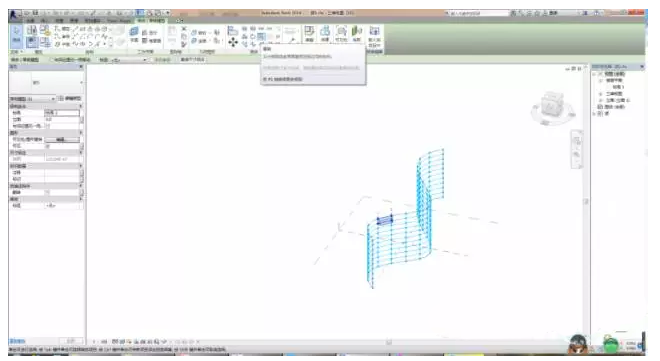 如何在Revit中使用自适应族创建矩形无缝曲面幕墙嵌板的方法