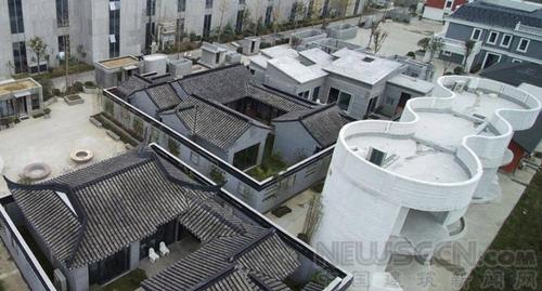 江苏多栋3D打印建筑构建迷你“小镇” BIM视界 第2张