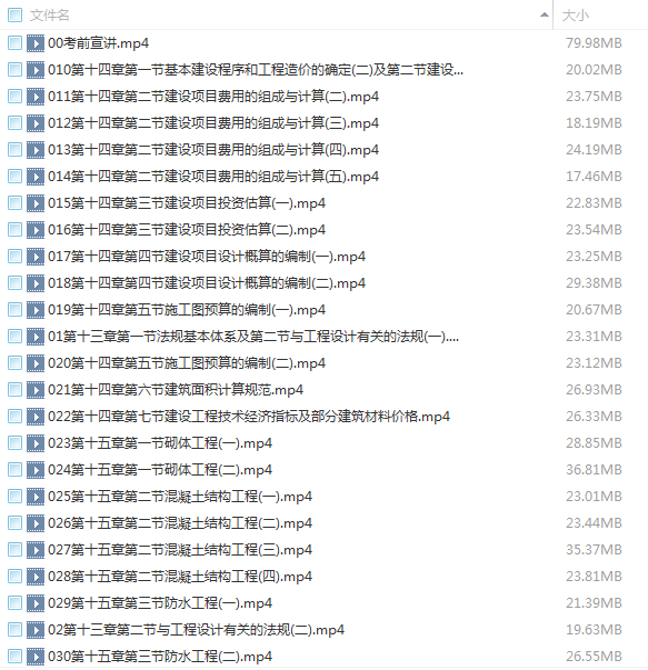 法律法规经济与施工-2017年二级注册建筑师培训视频教程下载 BIM考试 第2张