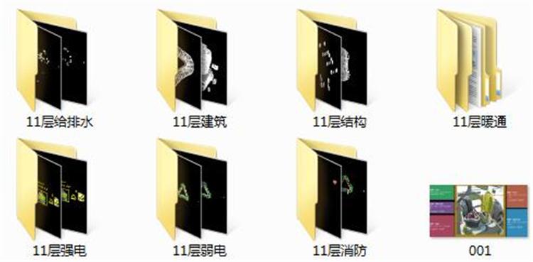 8套全专业完整BIM实际项目模型，建筑结构水暖电MEP各专业，高难度BIM实际项目