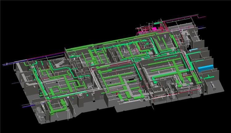 8套全专业完整BIM实际项目模型，建筑结构水暖电MEP各专业，高难度BIM实际项目