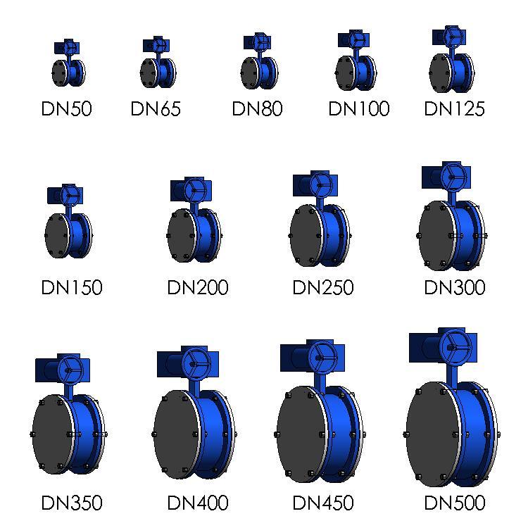 电动蝶阀族,法兰式,BIM参数化自适应Revit族 电动蝶阀族,法兰式,BIM参数化自适应Revit族