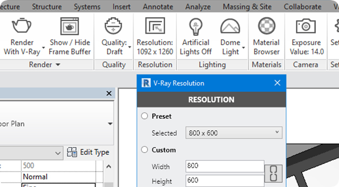 VRay for Revit 3.0 适用Revit2017 渲染插件可以利用它来渲染高品质图像！