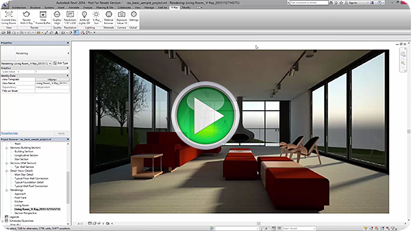 VRay for Revit 3.0 适用Revit2017 渲染插件可以利用它来渲染高品质图像！