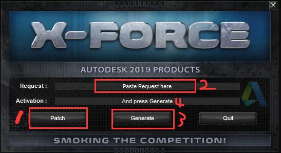 Autodesk2019全系列注册机,适合Revit2019/Navisworks2019/CAD2019等注册激活 X-FORCE免费绿色破解版(附序列号+使用教程) 32/64位 Autodesk2019全系列注册机,适合Revit2019/Navisworks2019/CAD2019等注册激活 X-FORCE免费绿色破解版(附序列号+使用教程) 32/64位