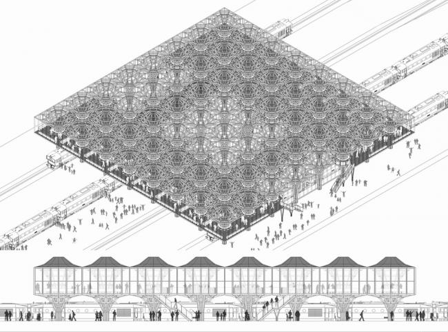 BIM建筑|枝桠交织有序的'树'状空间:河南珑府生涯体验中间 / 罗宇杰工作室 BIM建筑|枝桠交织有序的'树'状空间:河南珑府生涯体验中间 / 罗宇杰工作室