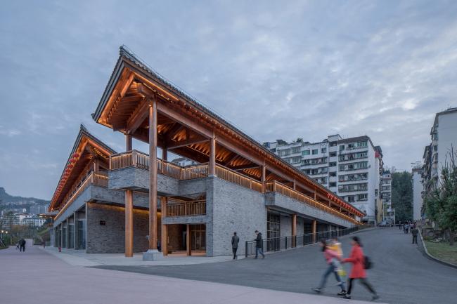 BIM建筑|解构的屋顶 | 云阳四方井办事建筑 / 深圳汤桦建筑设计 BIM建筑|解构的屋顶 | 云阳四方井办事建筑 / 深圳汤桦建筑设计