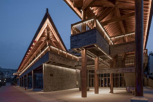 BIM建筑|解构的屋顶 | 云阳四方井办事建筑 / 深圳汤桦建筑设计 BIM建筑|解构的屋顶 | 云阳四方井办事建筑 / 深圳汤桦建筑设计