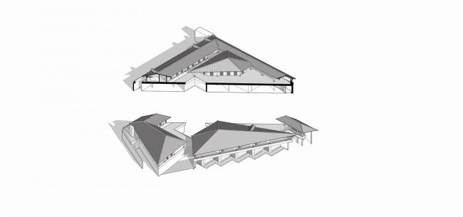 BIM建筑|解构的屋顶 | 云阳四方井办事建筑 / 深圳汤桦建筑设计 BIM建筑|解构的屋顶 | 云阳四方井办事建筑 / 深圳汤桦建筑设计