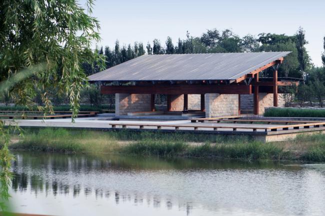 BIM建筑|梁亭——河北河间古洋河公园临水亭榭 BIM建筑|梁亭——河北河间古洋河公园临水亭榭