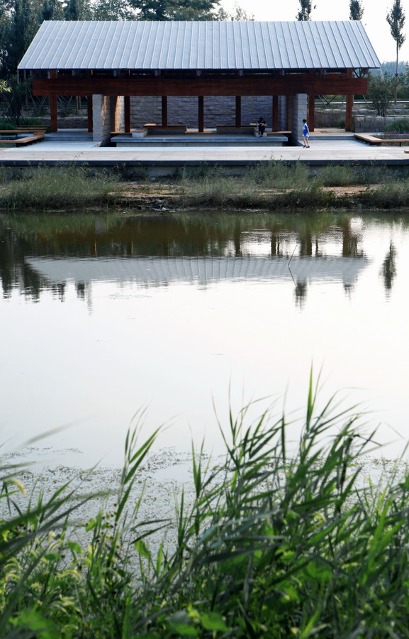 BIM建筑|梁亭——河北河间古洋河公园临水亭榭 BIM建筑|梁亭——河北河间古洋河公园临水亭榭