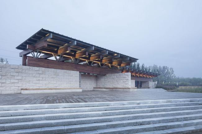 BIM建筑|梁亭——河北河间古洋河公园临水亭榭 BIM建筑|梁亭——河北河间古洋河公园临水亭榭