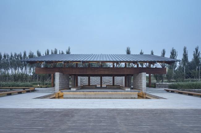 BIM建筑|梁亭——河北河间古洋河公园临水亭榭 BIM建筑|梁亭——河北河间古洋河公园临水亭榭