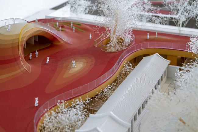 BIM建筑|MAD为北京四合院设计漂浮屋顶幼儿园,孩子们可以“上房揭瓦”啦 BIM建筑|MAD为北京四合院设计漂浮屋顶幼儿园,孩子们可以“上房揭瓦”啦