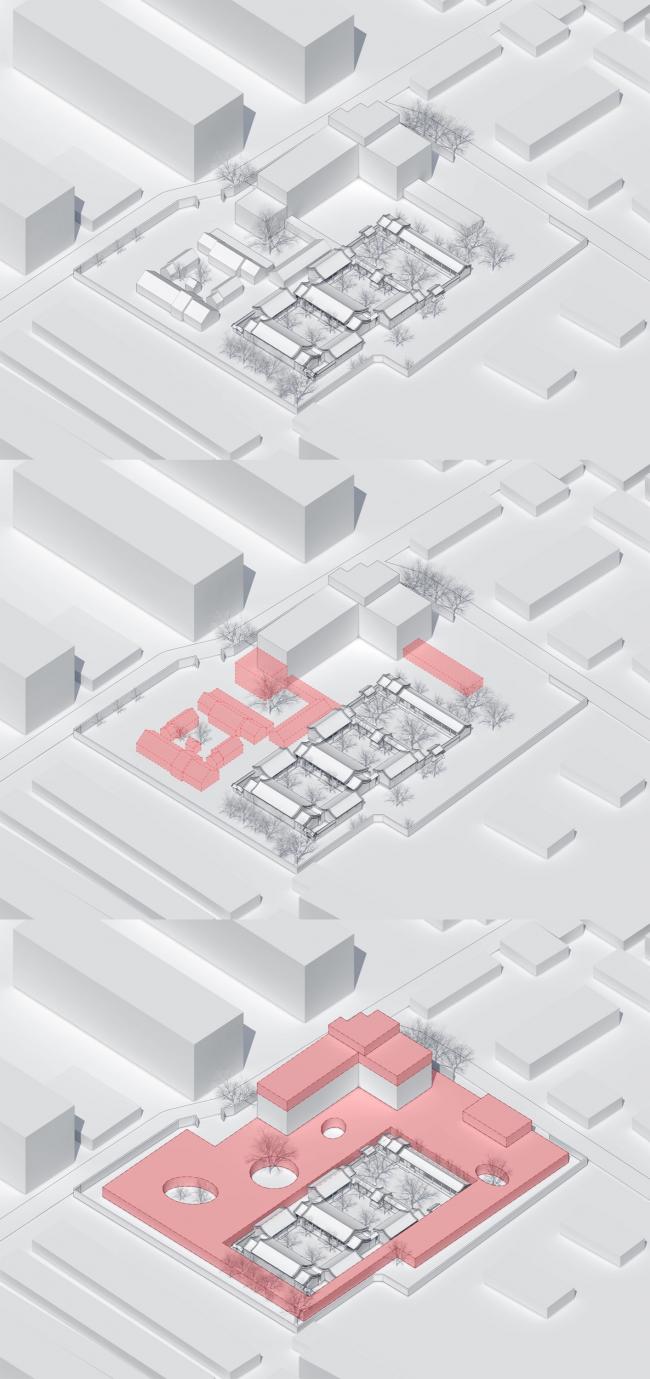 BIM建筑|MAD为北京四合院设计漂浮屋顶幼儿园,孩子们可以“上房揭瓦”啦 BIM建筑|MAD为北京四合院设计漂浮屋顶幼儿园,孩子们可以“上房揭瓦”啦