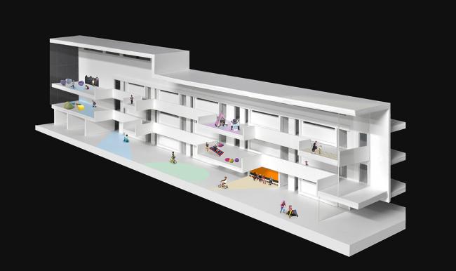 BIM建筑|莱佛士幼儿园及早教中间 / 空格建筑 BIM建筑|莱佛士幼儿园及早教中间 / 空格建筑