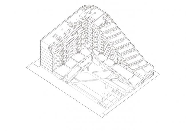 BIM建筑|自由曲线修建的白色雕塑:湖畔天台公寓 BIM建筑|自由曲线修建的白色雕塑:湖畔天台公寓