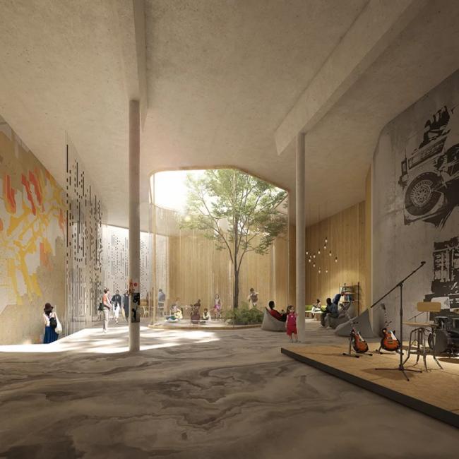 BIM建筑|墙面能吹奏乐曲的风琴式综合音乐中间 BIM建筑|墙面能吹奏乐曲的风琴式综合音乐中间