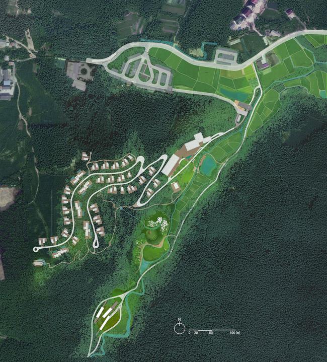 BIM建筑|慧心谷度假村 / 墨璞建筑设计 BIM建筑|慧心谷度假村 / 墨璞建筑设计