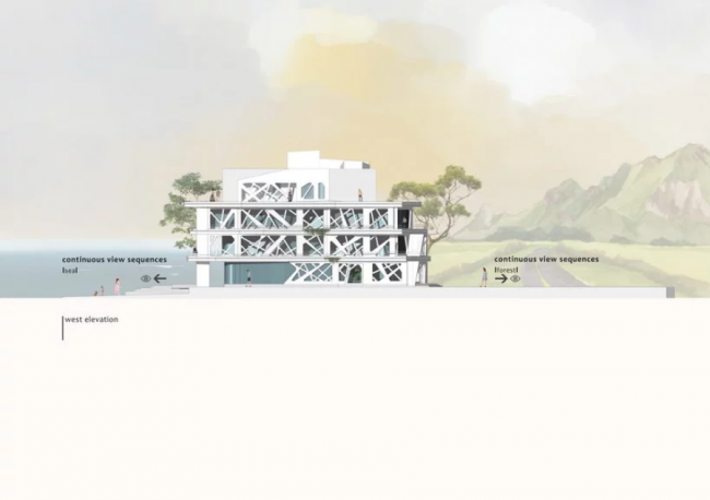 BIM建筑|重现树木天然形态与情况动感的伊朗迪达尔别墅 BIM建筑|重现树木天然形态与情况动感的伊朗迪达尔别墅