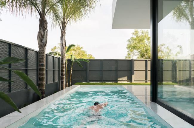 BIM建筑|年夜简至繁,横条纹也能小清爽的西班牙水族馆室第 BIM建筑|年夜简至繁,横条纹也能小清爽的西班牙水族馆室第