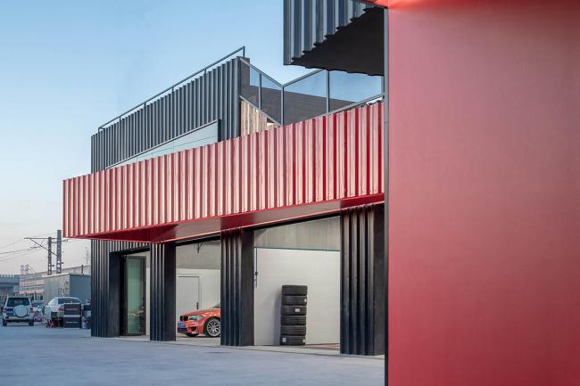 BIM建筑|一场汽车喜好者的社交试验,The Pit House汽车俱乐部 / 上建下筑工作室 BIM建筑|一场汽车喜好者的社交试验,The Pit House汽车俱乐部 / 上建下筑工作室