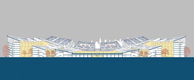 BIM建筑|城市社区内的屋顶球场 / 李樾祺 BIM建筑|城市社区内的屋顶球场 / 李樾祺