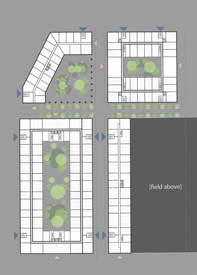 BIM建筑|城市社区内的屋顶球场 / 李樾祺 BIM建筑|城市社区内的屋顶球场 / 李樾祺
