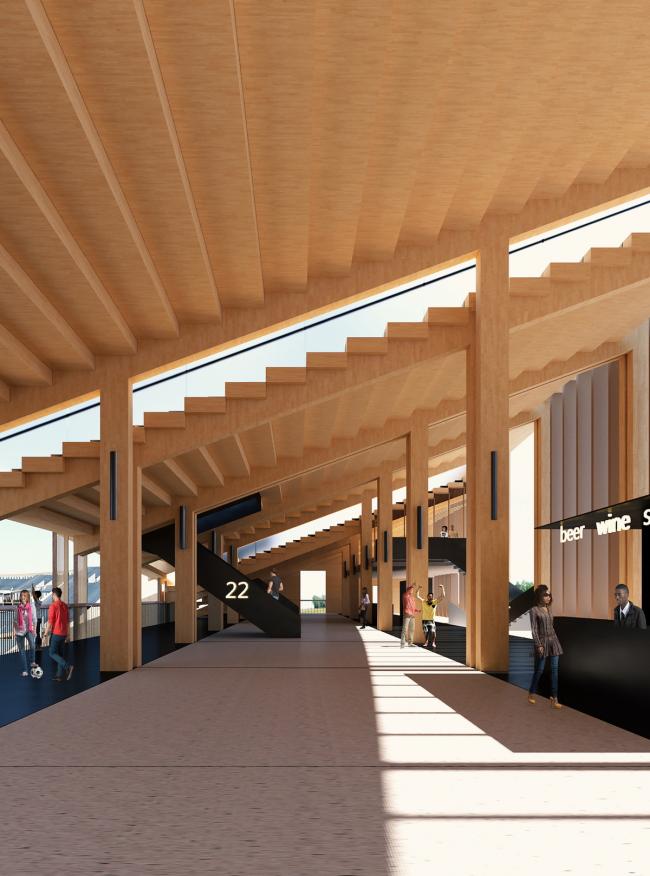 BIM建筑|城市社区内的屋顶球场 / 李樾祺 BIM建筑|城市社区内的屋顶球场 / 李樾祺