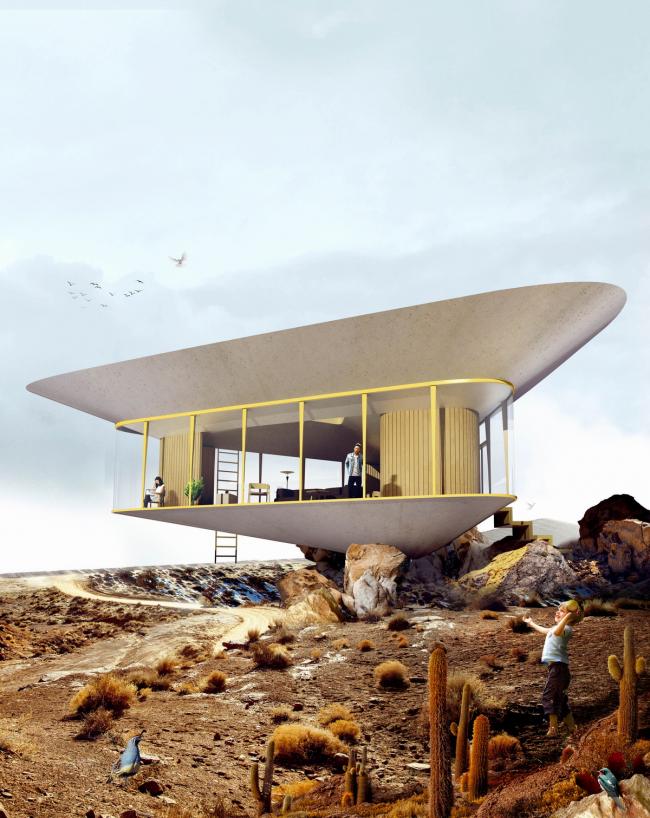 BIM建筑|反向屋顶泳池亭 / Anti Reality BIM建筑|反向屋顶泳池亭 / Anti Reality