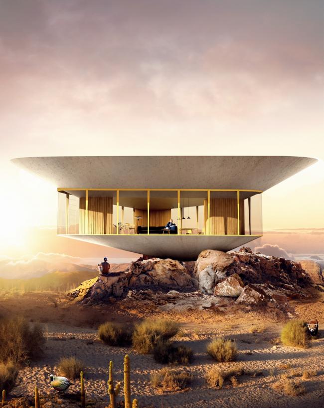 BIM建筑|反向屋顶泳池亭 / Anti Reality BIM建筑|反向屋顶泳池亭 / Anti Reality