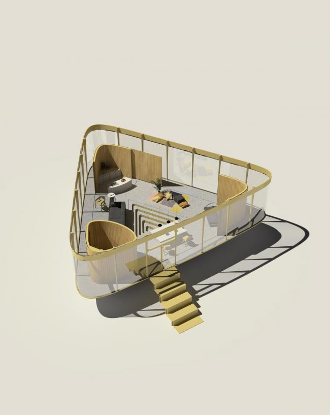 BIM建筑|反向屋顶泳池亭 / Anti Reality BIM建筑|反向屋顶泳池亭 / Anti Reality