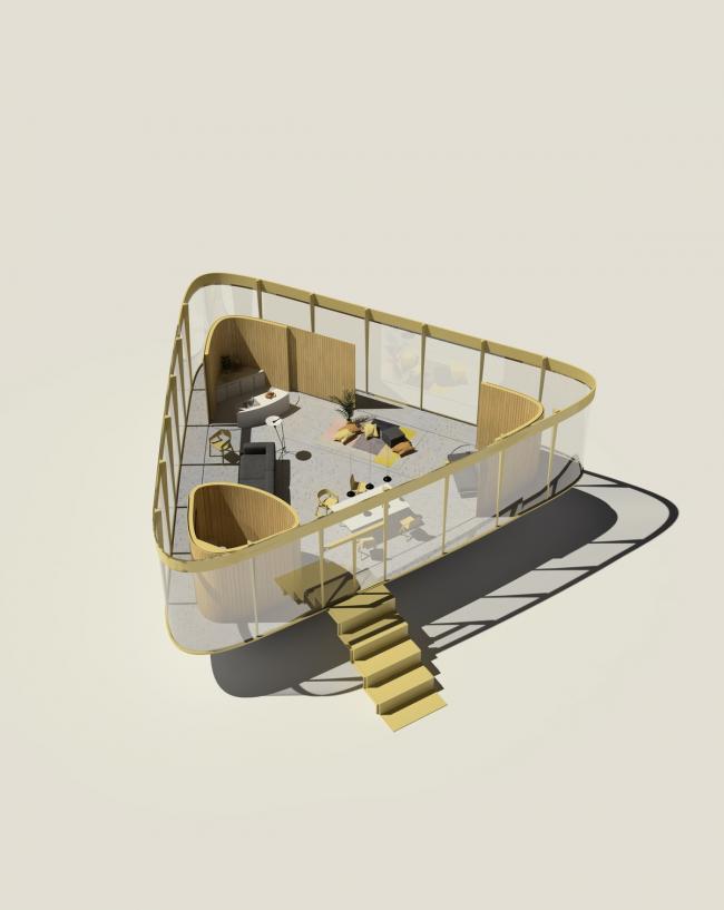 BIM建筑|反向屋顶泳池亭 / Anti Reality BIM建筑|反向屋顶泳池亭 / Anti Reality