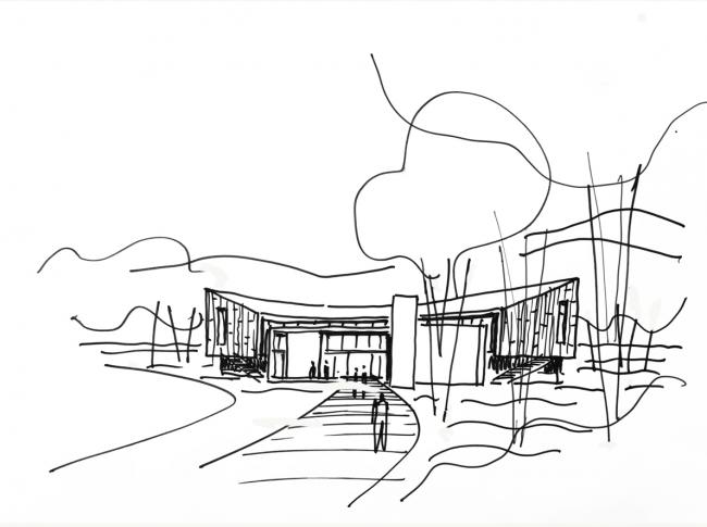 BIM建筑|光影斑驳,坐落湖畔的学术交换中间 BIM建筑|光影斑驳,坐落湖畔的学术交换中间