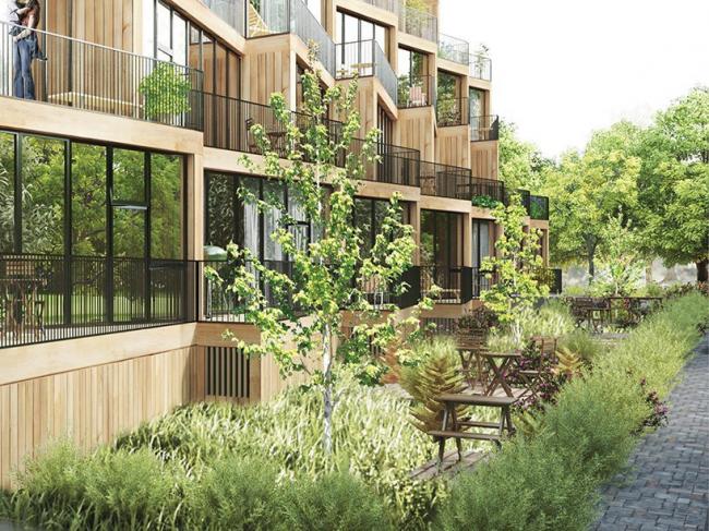 BIM建筑|NL Architects + STUDYO 为法兰克福设计梯田式经济实用房 BIM建筑|NL Architects + STUDYO 为法兰克福设计梯田式经济实用房