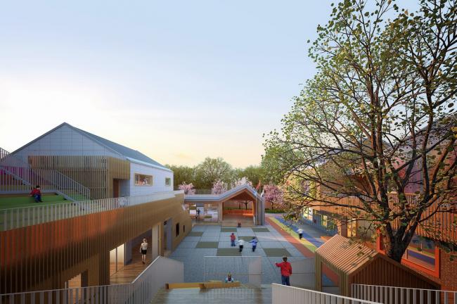 BIM建筑|五彩斑斓的“村”小板屋——重庆约克北郡幼儿园 / IDO元象建筑 BIM建筑|五彩斑斓的“村”小板屋——重庆约克北郡幼儿园 / IDO元象建筑