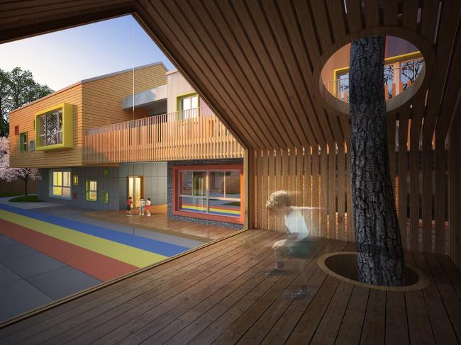 BIM建筑|五彩斑斓的“村”小板屋——重庆约克北郡幼儿园 / IDO元象建筑 BIM建筑|五彩斑斓的“村”小板屋——重庆约克北郡幼儿园 / IDO元象建筑