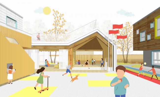 BIM建筑|五彩斑斓的“村”小板屋——重庆约克北郡幼儿园 / IDO元象建筑 BIM建筑|五彩斑斓的“村”小板屋——重庆约克北郡幼儿园 / IDO元象建筑