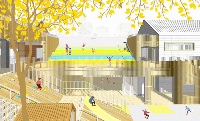 BIM建筑|五彩斑斓的“村”小板屋——重庆约克北郡幼儿园 / IDO元象建筑 BIM建筑|五彩斑斓的“村”小板屋——重庆约克北郡幼儿园 / IDO元象建筑