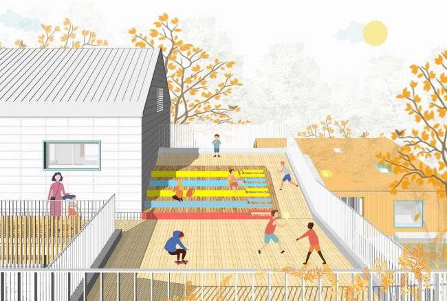 BIM建筑|五彩斑斓的“村”小板屋——重庆约克北郡幼儿园 / IDO元象建筑 BIM建筑|五彩斑斓的“村”小板屋——重庆约克北郡幼儿园 / IDO元象建筑