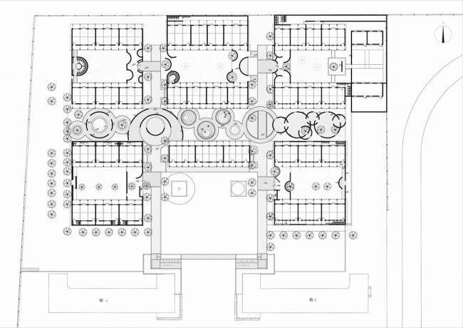 BIM建筑|律动的砖红花圃:日照1971研学营地旧黉舍改革 / DK年夜可建筑设计 BIM建筑|律动的砖红花圃:日照1971研学营地旧黉舍改革 / DK年夜可建筑设计
