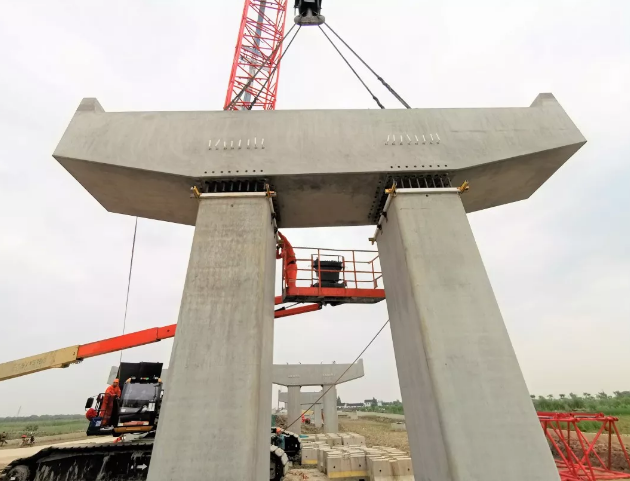 BIM与装配式|最高双节立柱23.15米,昆阳路越江大桥创下上海预制拼装立柱新纪录 BIM与装配式|最高双节立柱23.15米,昆阳路越江大桥创下上海预制拼装立柱新纪录